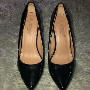 Black heels